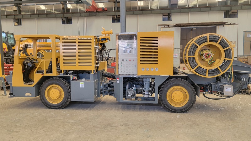 礦用濕式噴射臺車